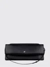 Courrèges Rectangular Shoulder Bag Adjustable Strap In Black
