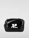 Courrèges Courregès Reedition Naplack Camera Bag In Black