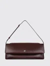 Courrèges Shoulder Bag Cuff Design Adjustable Strap In Burgundy