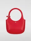 Courrèges Holy Handtasche Aus Leder In Red