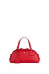 Courrèges Top Handle Shoulder Bag In Red