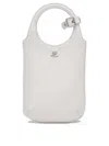 Courrèges Slim Holy Handbag In Smooth Leather