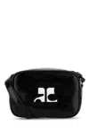 Shop Courrèges Shoulder Bags In Black