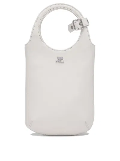 Courrèges Courregès Handbags In White