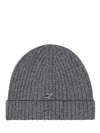 Courrèges Gerippte Beanie Mit Logo-patch