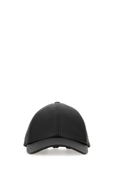 Courrèges Signature 棉棒球帽 In Black