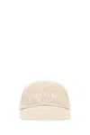Courrèges Courreges Women Sand Cotton Baseball Cap In Beige O Tan