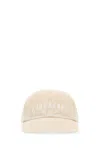 Courrèges Courreges Women Sand Cotton Baseball Cap In Beige O Tan