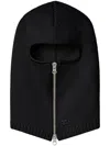Courrèges Ac Logo Wool Balaclava In Black