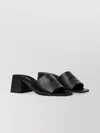 Courrèges Heel Block Sandals Square Open Toe