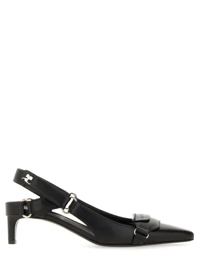 Courrèges Courreges Woman Pumps Black Size 6 Soft Leather