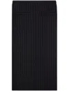 Courrèges Heritage Pinstripe Long Skirt In 黑色