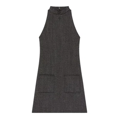 Courrèges Heritage Caviar A-line Dress In Gray