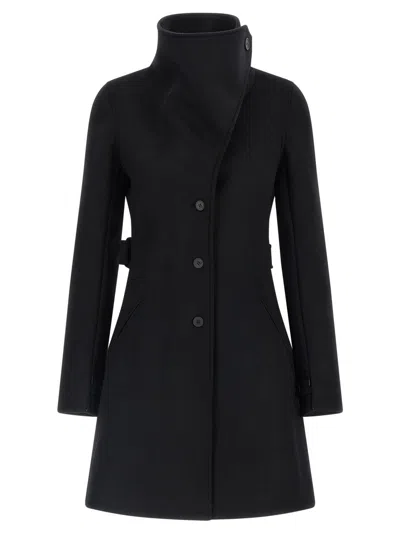 Courrèges 'heritage' Coat In Black