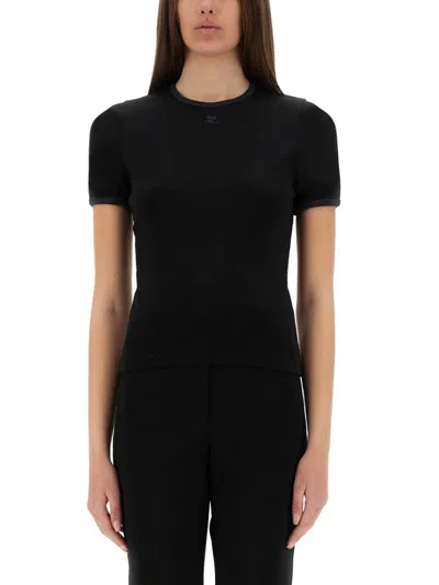 Courrèges Heritage Contrast" T-shirt