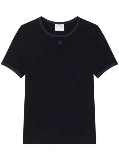 COURRÈGES COURRÈGES HERITAGE CONTRAST T-SHIRT