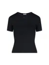 Courrèges T-shirts And Polos In Black