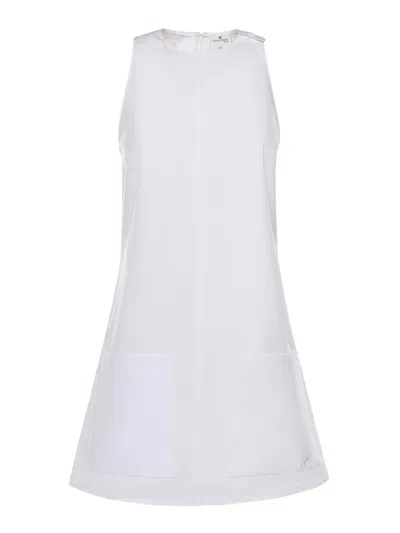 Courrèges Vestido Midi - Blanco In White