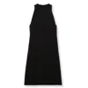 Courrèges Heritage Crepe A-line Dress In Black