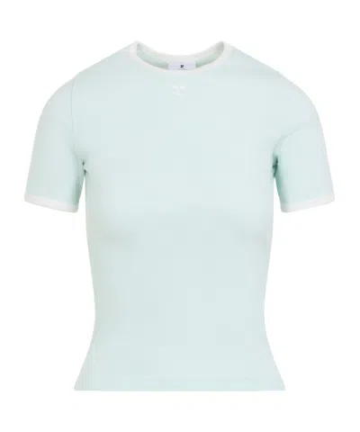 COURRÈGES COURRÈGES HERITAGE CREWNECK T-SHIRT