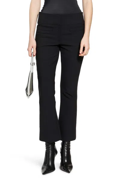 Courrèges Heritage Cropped Bootcut Pants In Black