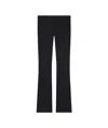 Courrèges Oblique Tailored Wool Blend Pants In Black