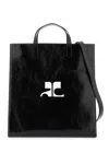 COURRÈGES "HERITAGE LEATHER NAPLACK TOTE