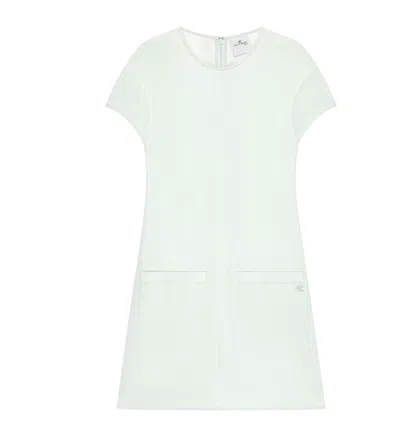 Courrèges Women Light Green Solid Mini Dress In Blue