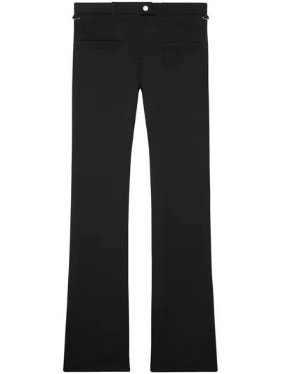 Courrèges Heritage Low-rise Trousers In Black