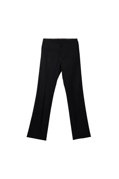 Courrèges Courreges Heritage Pinstripe Bootcut Pants Black