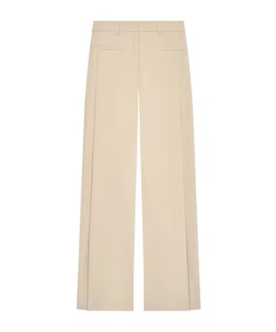 Courrèges Heritage Pleated Trousers In Neutral
