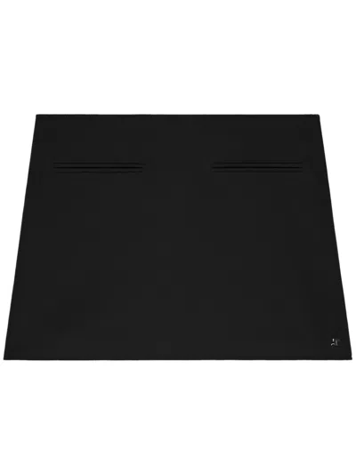 Courrèges Heritage Pockets Mini Skirt In Black