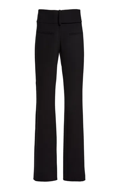 Courrèges Heritage Polywool Bootcut Pants In Black
