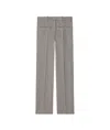 Courrèges Prince-of-wales-print Straight-leg Trousers In Gray