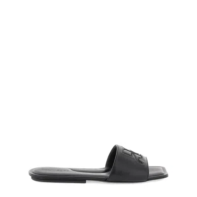 COURRÈGES COURRÈGES HERITAGE SHADOW DENIM SLIDES
