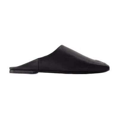Courrèges Heritage Shadow Mules In Black