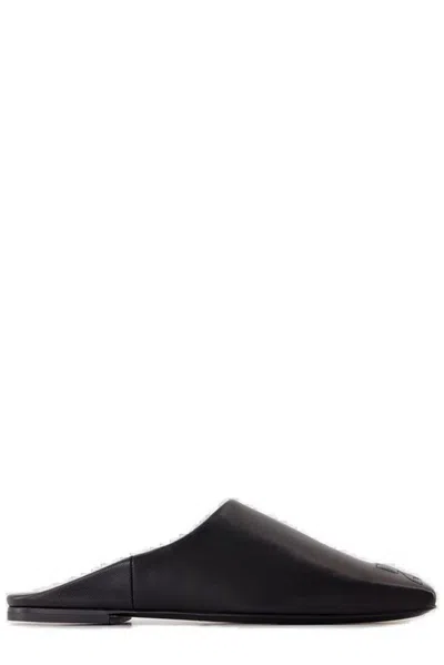 Courrèges Heritage Shadow Mules - Courreges - Leather - Black