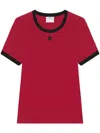 Courrèges Heritage T-shirt In Red