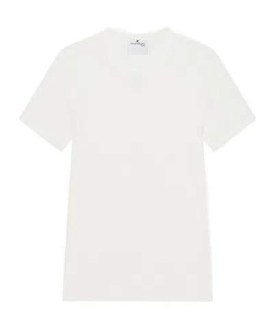 COURRÈGES COURRÈGES LOGO CREW NECK T-SHIRT