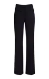 Courrèges Black Nylon Trousers In Navy