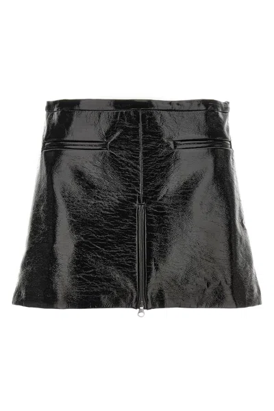 COURRÈGES COURREGES 'HERITAGE VINY MINI' SKIRT