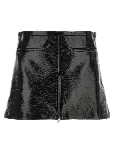 COURRÈGES HERITAGE VINY MINI' SKIRT
