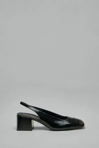 COURRÈGES HERITAGE VINYL SLINGBACKS