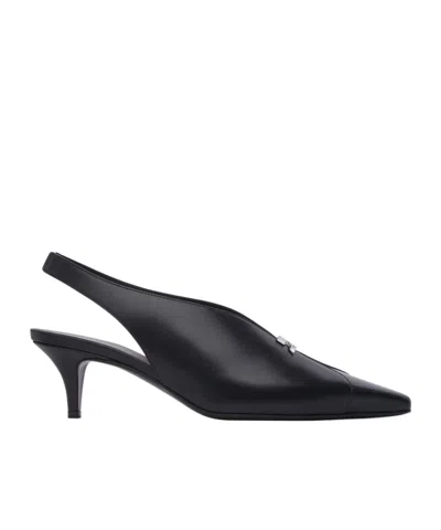 Courrèges High-heeled Sandals In Black