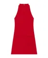 Courrèges Heritage Crepe A-line Dress In Red
