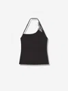 Courrèges Courreges Viscose-elastane Tank Top In Black
