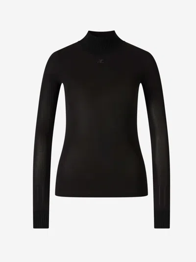 COURRÈGES COURRÈGES HIGH NECK TOP