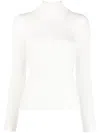 Courrèges Knitwear In White Viscose In White