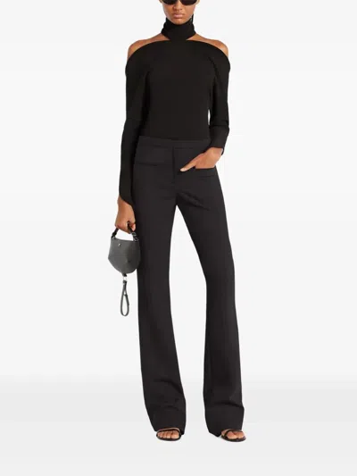 COURRÈGES COURREGÈS HIGH-NECK TOP WITH COLD-SHOULDER DESIGN