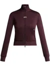 Courrèges Interlock Logo-embroidered Track Jacket In Brown